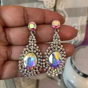 Iridescent earrings